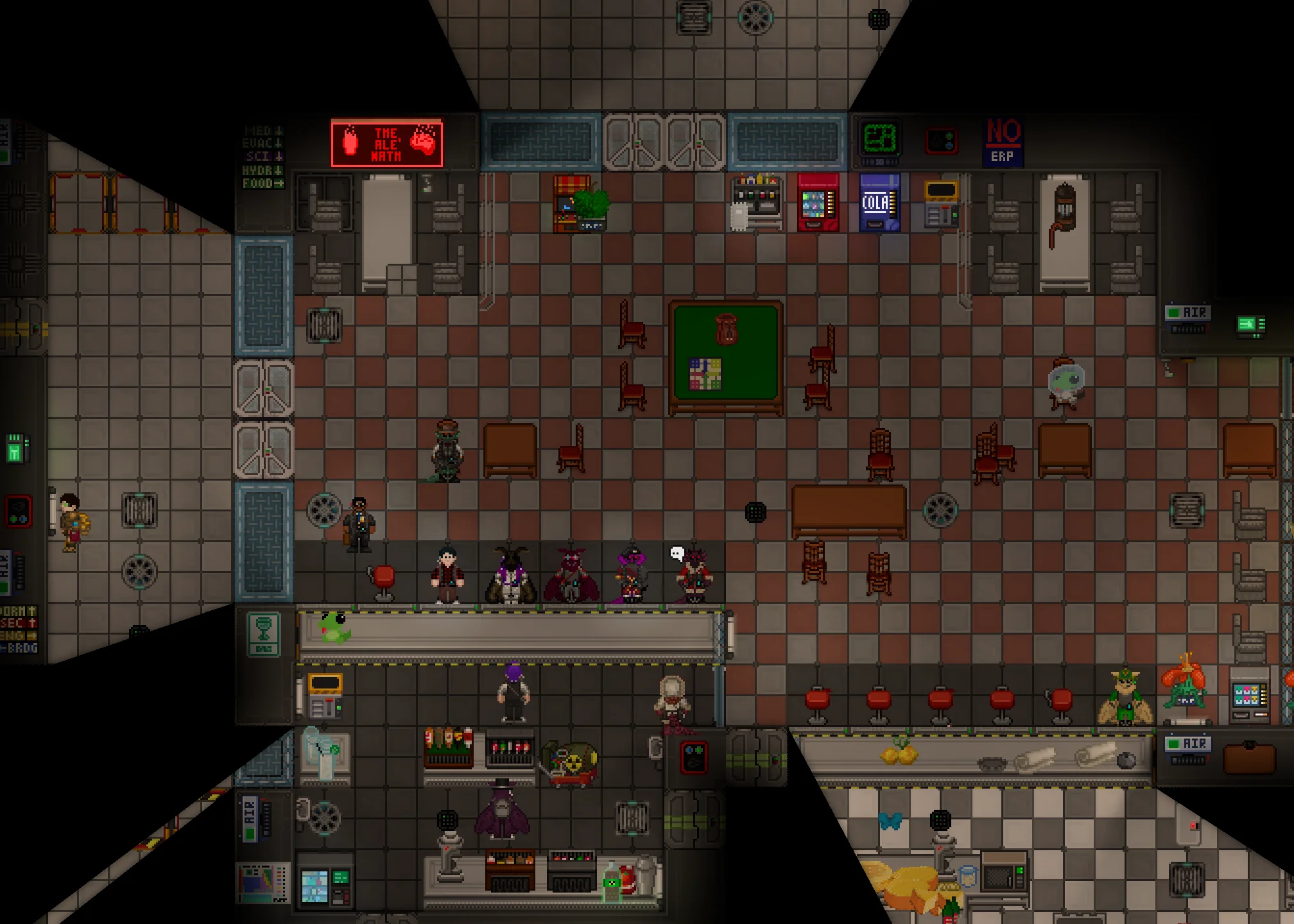 Załoga w barze (screenshot z gry)